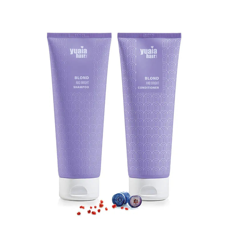Blonde And Bright Silver Shampoo Balsam - Yuaia Haircare Shampoo  - 0762497729962