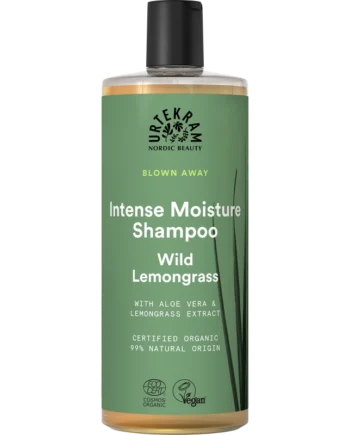 Urtekram Blown Away Intense Moisture Shampoo Wild Lemongrass 500 - Urtekram Shampoo  - 5701058011288