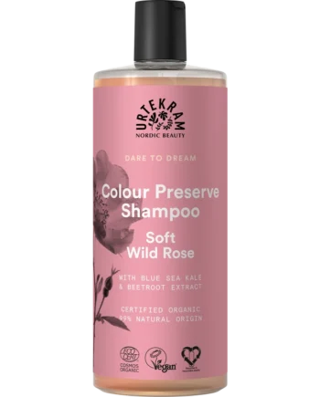 Urtekram Dare Dream Color Preserve Shampoo Soft Rose 500 - Urtekram Shampoo  - 5701058011271