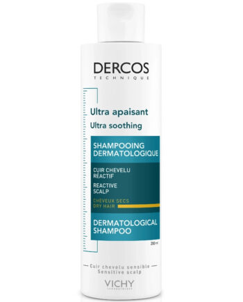 Vichy Dercos Technique Ultra Soothing Shampoo Dry Hair 200 - Vichy Shampoo  - 3337875486736