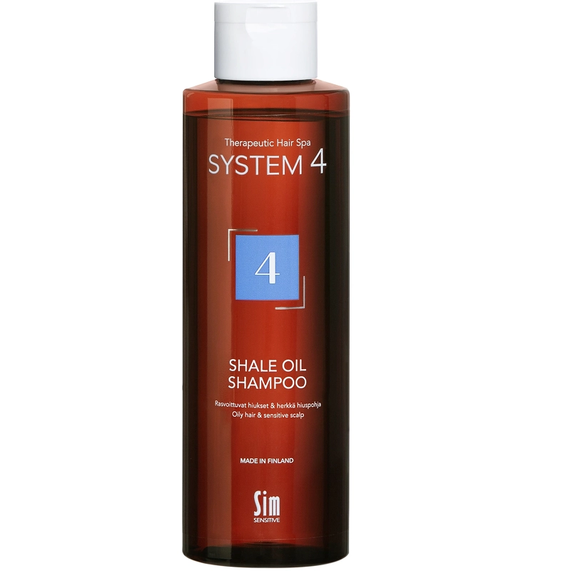 System Shale Oil Shampoo For Oily Hair & Sensitive Scalp 250 - System 4 Shampoo - 6417150024376