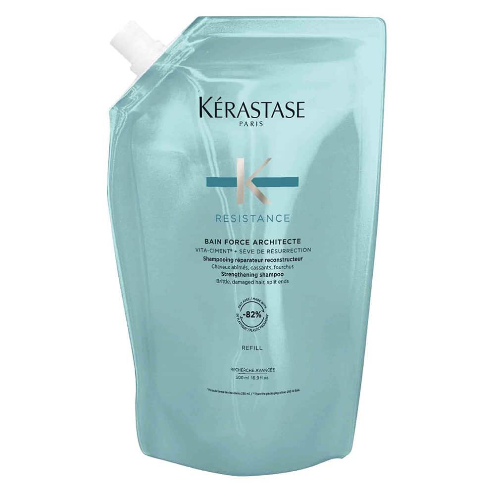 Kerastase Resistance Bain Force Architecte Shampoo Refill 500ml - Shampoo - 3474637079239
