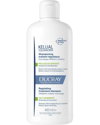 Ducray Kelual Squanorm Shampoo Oily Dandruff 400 Limited Edition - Ducray Shampoo  - 3282770396430