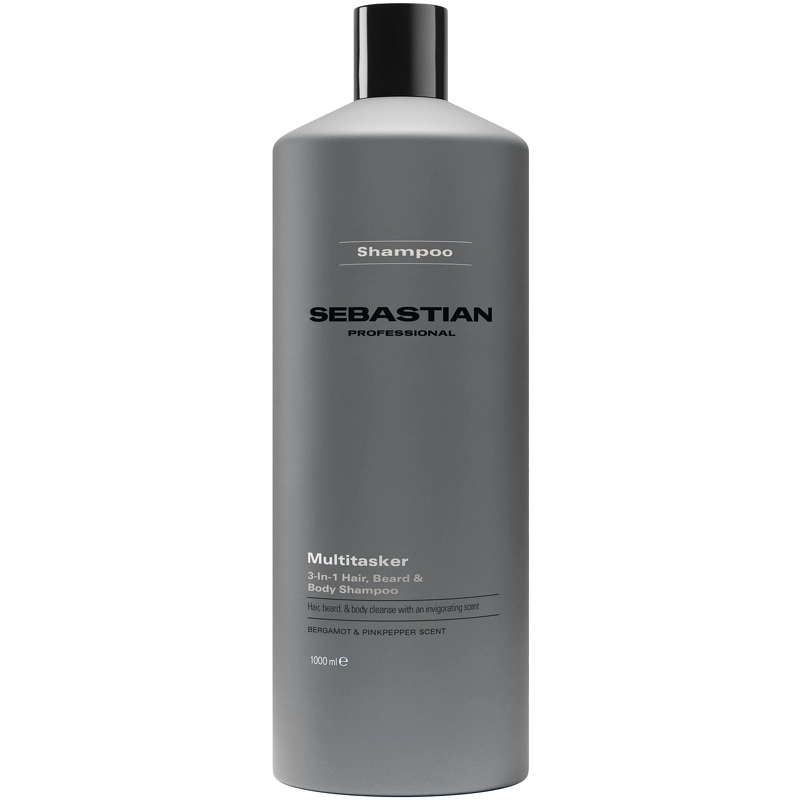 Sebastian Professional Multitasker For Men Hair Beard And Body Shampoo 1000 - Shampoo - 4068359105315
