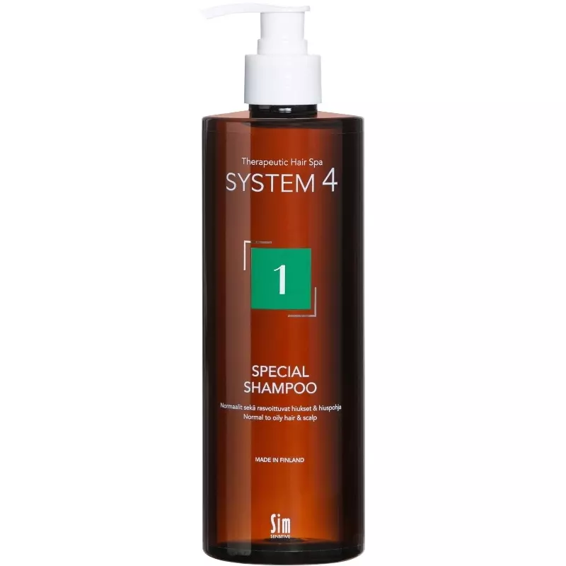 System Special Shampoo For Normal Oily Hair 500 - System 4 Shampoo - 6417150024468