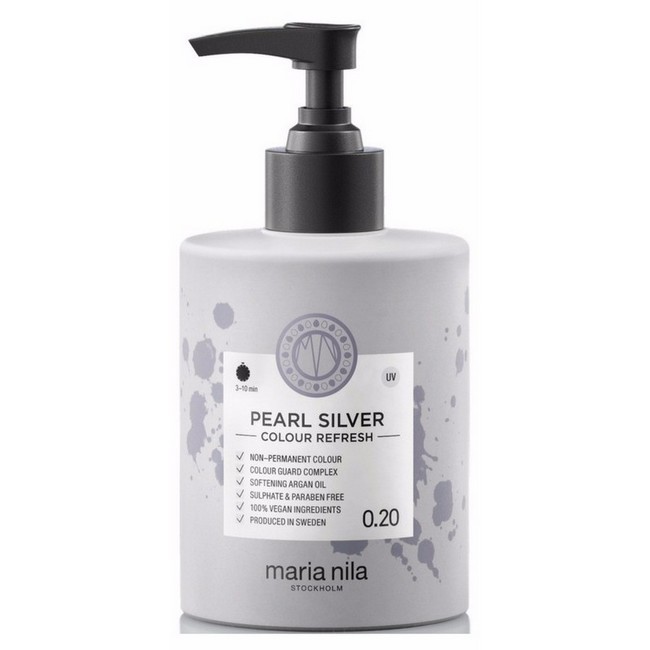 Sølv (Silver) Maria Nila Colour Refresh Pearl Silver 300 - Maria Nila Shampoo  - 7391681037069