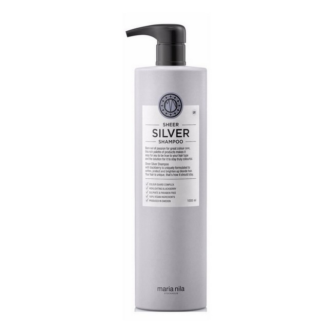Sølv (Silver) Maria Nila Sheer Silver Shampoo 1000 - Maria Nila Shampoo  - 7391681036437