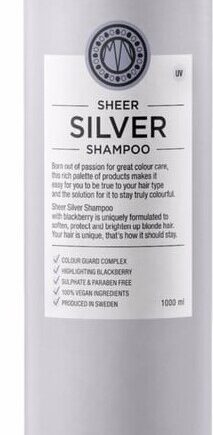 Maria Nila Shampoo Sheer Silver Shampoo 1000 - Maria Nila Shampoo  - 7391681036437