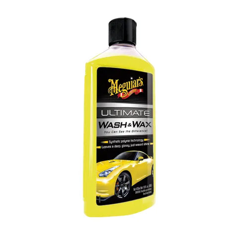 Meguiaramp Bilshampoo Med Voks Ultimate Wash & Wax Shampoo 473ml - Shampoo