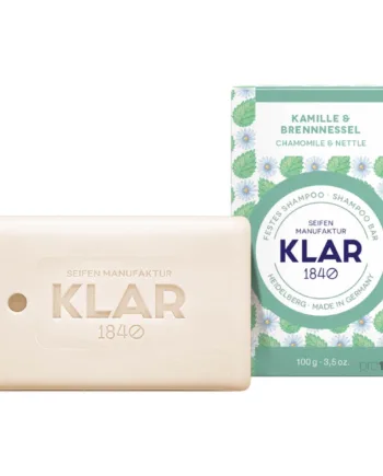 Klar Seifen Shampoo Bar Kamille & Brændenælde 100 - Klar Seifen Shampoo  - 4260262353627