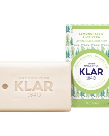Klar Seifen Shampoo Bar Citrongræs & Aloe Vera 100 - Klar Seifen Shampoo  - 4260262353931