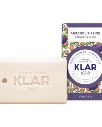 Klar Seifen Shampoo Bar Argan Olie & Figen 100 - Klar Seifen Shampoo  - 4260262354679