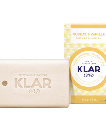 Klar Seifen Shampoo Bar Muskatnød & Vanilje 100 - Klar Seifen Shampoo  - 4260262353641
