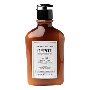 Hvid Depot 107 White Clay Sebum Control Shampoo 250 - Depot Shampoo  - 8032274086956