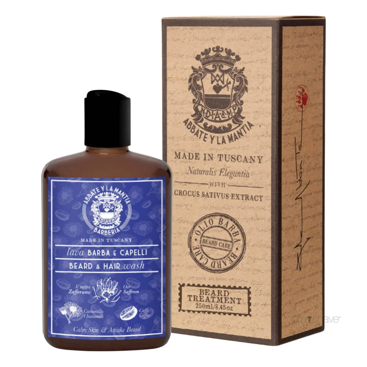 Abbate Mantia Shampoo Til Skæg & Hår 250 - Shampoo