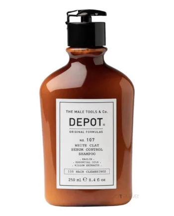 Hvid Depot The Male Tools & White Clay Sebum Control Shampoo 107 250 - Shampoo  - 8032274086956