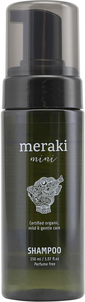 Sort Shampoo Meraki Mini 150 Mild Parfumefri økologisk & Allergivenlig - Meraki Shampoo - 5707644480827