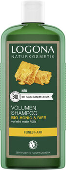 Volume Shampoo Honning 250ml Logona Naturkosmetik - Shampoo  - 4017645008038