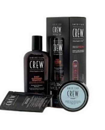 American Crew Kit Fiber Wax & Daily Cleansing Shampoo - American Crew Shampoo  - 0738678003091