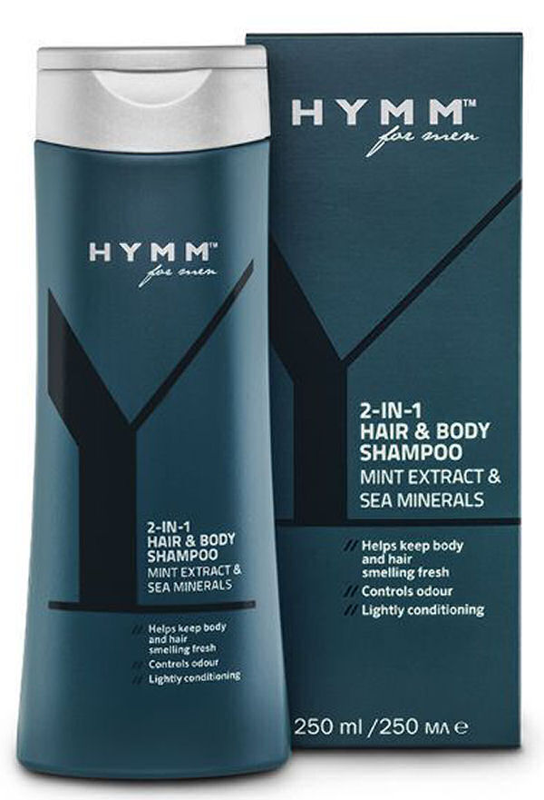 Amway Hymm For Men Hair & Body Shampoo Mint Extract & Sea Minerals 250ml - Shampoo  - 8681594500859