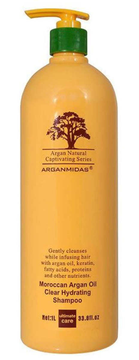Argan Natural Captivating Series Arganmidas Moroccan Argan Oil Clear Hydrating Shampoo Minus Pumpe - Shampoo  - 7350081640101-OUTLET
