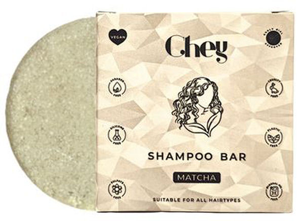 Chey Shampoo Bar Matcha Suitable For All Hair Types 60g - Shampoo  - 7422224265271