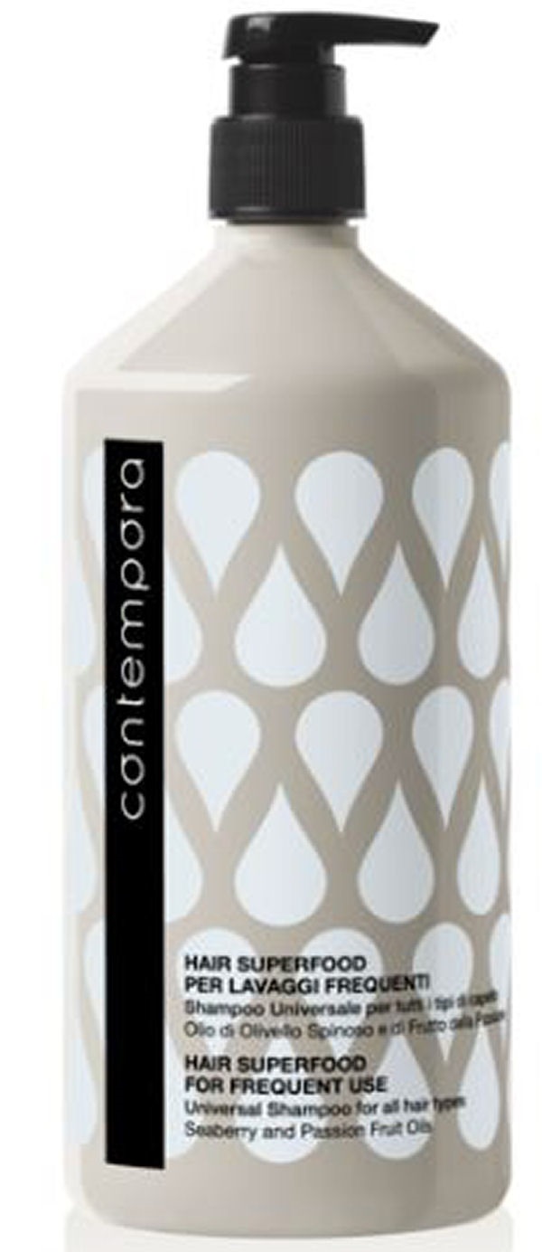 Contempora Hair Superfood For Frequent Use Universal Shampoo For All Hair Types Seaberry And Passion Fruit Oils - Shampoo  - 8006554020381