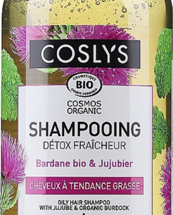 Coslys Cosmos Organic Oily Hair Shampoo With Jujube & Organic Burdock 500ml - Shampoo  - 3538394920231