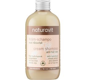 Naturavit Cream Shampoo Anti Hårtab 250ml - Naturavit Shampoo  - 3830009223417