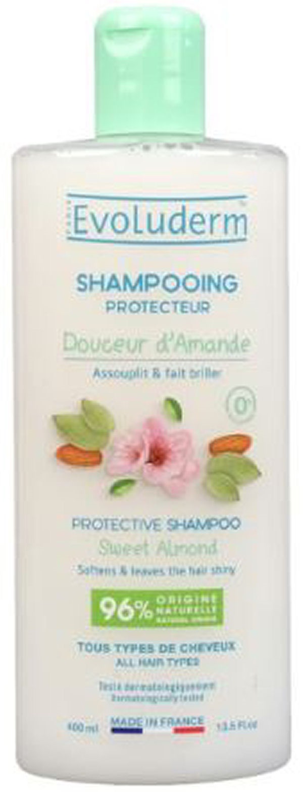 Evoluderm Protective Shampoo Sweet Almond All Hair Types 400ml - Shampoo  - 3760100685145
