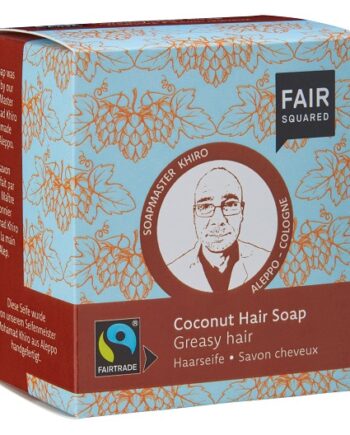 Fair Squared Økologisk Kokos Shampoobar Til Fedtet Hår - Fair Squared Shampoo  - 4260365855684