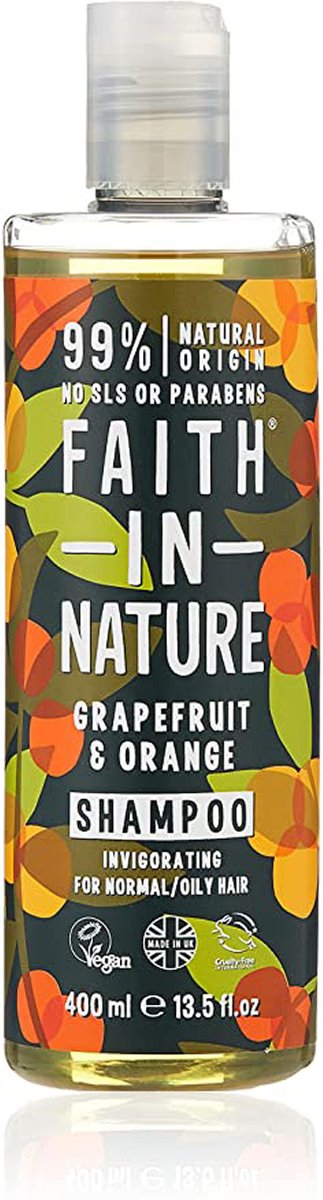 Faith Nature Grapefruit & Orange Shampoo 400ml - Shampoo - 708002401619