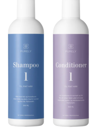 Purely Professional Sæt Til Fint Hår Shampoo Conditioner - Shampoo  - 5711691060406