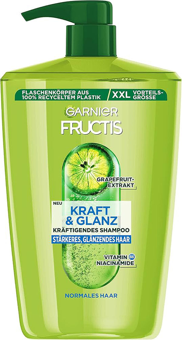 Garnier Fructis Kraft & Glanz Kraftigendes Shampoo Grapefruit Extrakt Normales Haar - Shampoo  - 3600542499132
