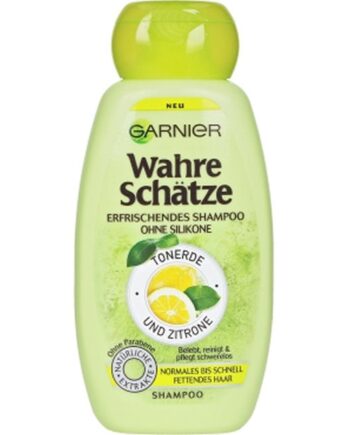 Garnier Wahre Schatze Erfrischendes Shampoo Tonerde Und Zitrone 250ml - Shampoo  - 3600541875296