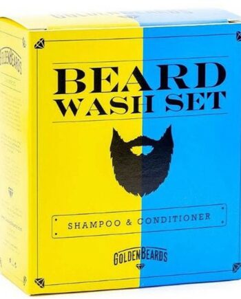 Golden Beards Beard Wash Set Shampoo 008 100ml & Conditioner 009 100ml - Shampoo  - 7426818335333