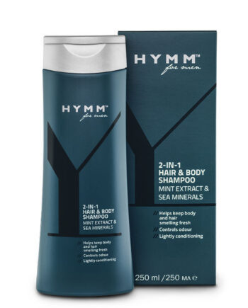 Amway Hymm For Men Hair & Body Shampoo Mint Extract & Sea Minerals 250ml Dato - Shampoo  - 8681594500859-OUTLET