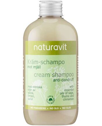 Cream Shampoo Anti Skæl 250 - Naturavit Shampoo  - 3830009223400