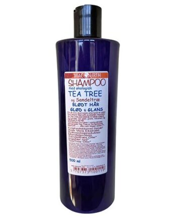 Shampoo Tea Tree Sandeltræ 500 - Macurth Shampoo  - 5707373100119