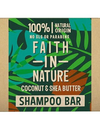 Shampoobar Kokos & Sheasmør Gram - Faith In Nature Shampoo  - 708002851278