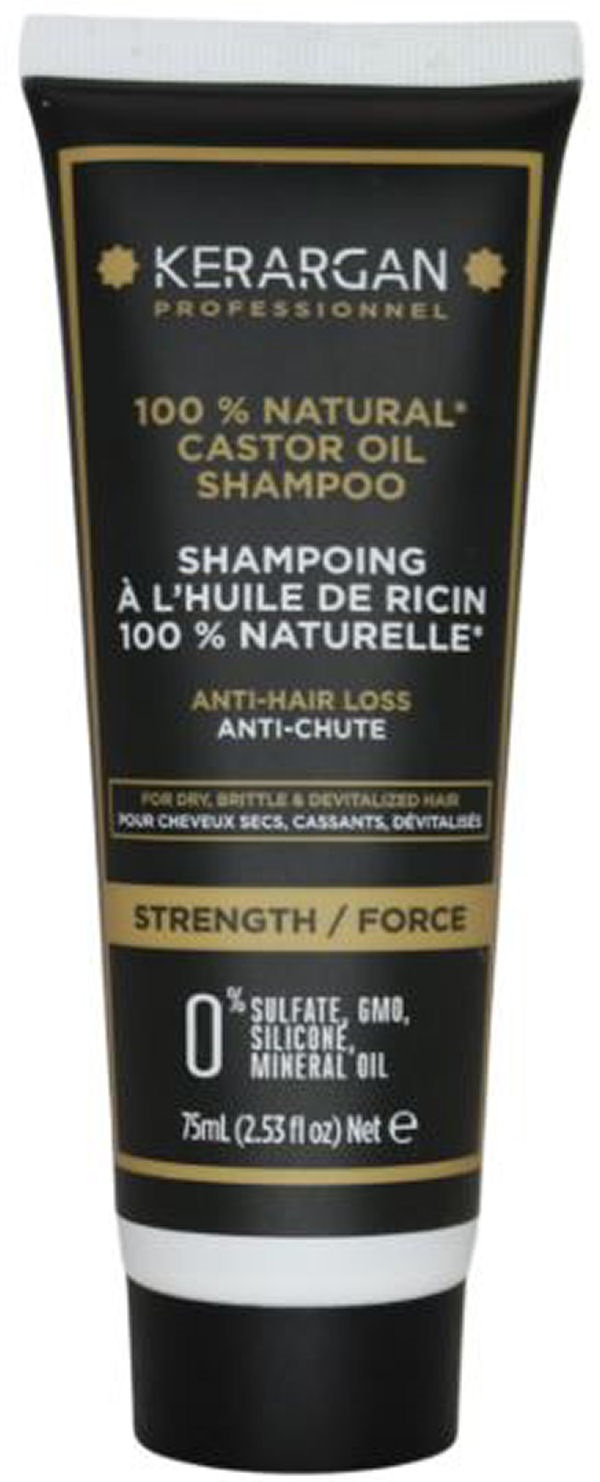 Kerargan Professionnel 100 Natural Castor Oil Shampoo Anti Hair Loss 75ml - Shampoo  - 7290114977258