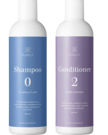 Purely Professional Sæt Til Krøller Kraftigt Hår Shampoo Conditioner - Shampoo  - 5711691060413