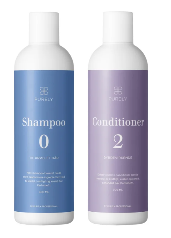 Purely Professional Sæt Til Krøller Kraftigt Hår Shampoo Conditioner - Shampoo - 5711691060413