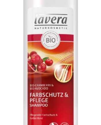 Lavera Naturkosmetik Farbschutz & Pflege Shampoo Bio Cranberry & Bio Avocado 250ml - Shampoo  - 4021457619757