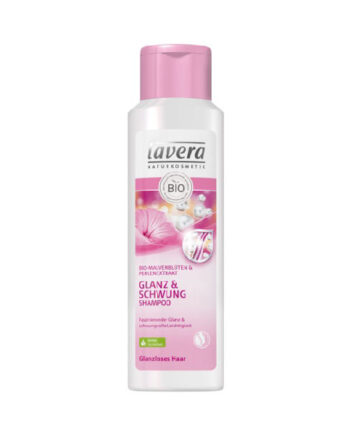 Lavera Naturkosmetik Glanz & Schwung Shampoo Bio Malvenblten & Perlenextrakt 250ml - Shampoo  - 4021457619771