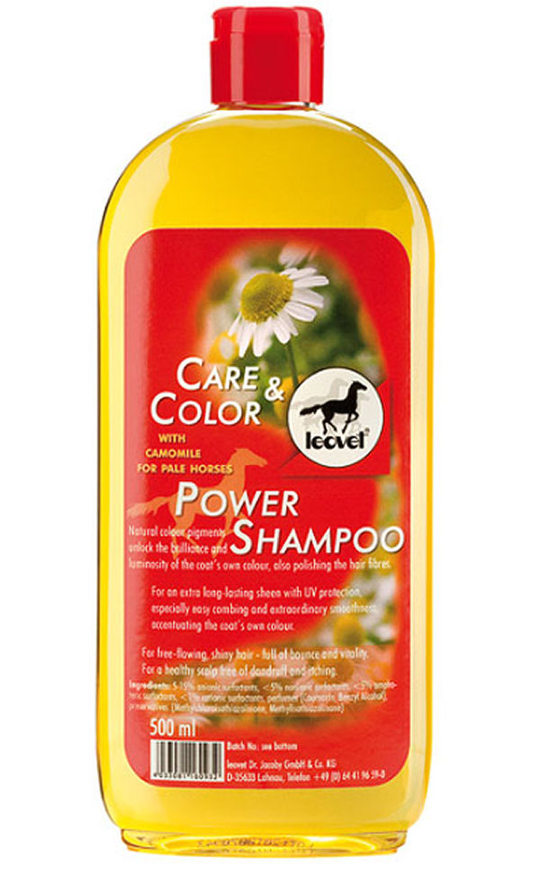 Leovet Care & Color Power Shampoo Light Med Kamille 500ml - Shampoo - 4033081160932