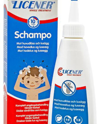 Licener Shampoo Komplet Engangsbehandling Dræber Både Lus Luseæg 100ml Dato - Shampoo  - 7311990042028-OUTLET
