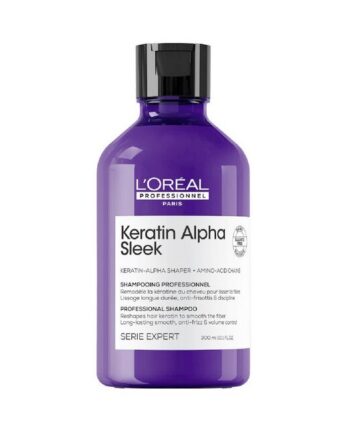 Sølv (Silver) Loreal Professionnel Keratin Alpha Sleek Shampoo 300 - Loreal Shampoo  - 3474637335755