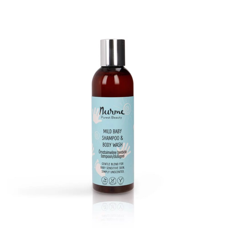 Datovarer Bedst FØr 2026 Nurme Øko Mild Baby Shampoo & Body Wash - Nurme Shampoo - 4742763009659