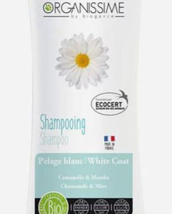Hvid Organissime Biogance Shampoo White Coat Camomile & Menthe 250ml - Shampoo  - 3760225980774